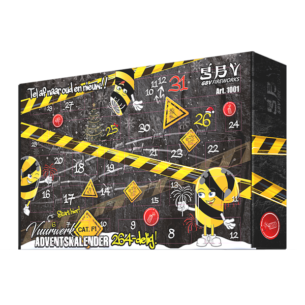 Vuurwerk Adventkalender - catf1-vuurwerk