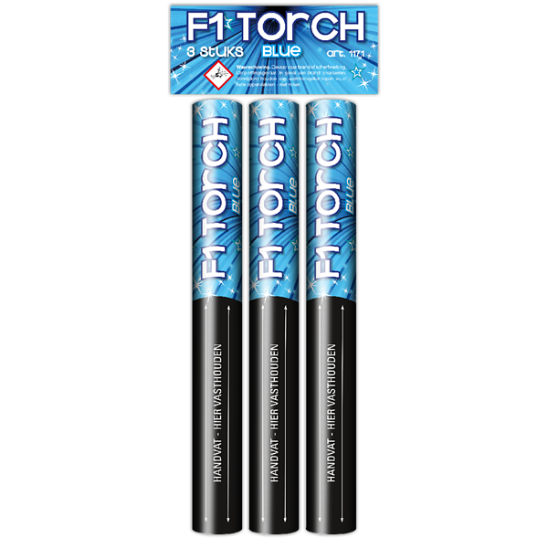 F1 Torch Blauw - 