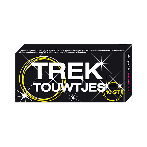 Trektouwtjes 6 stuks - 